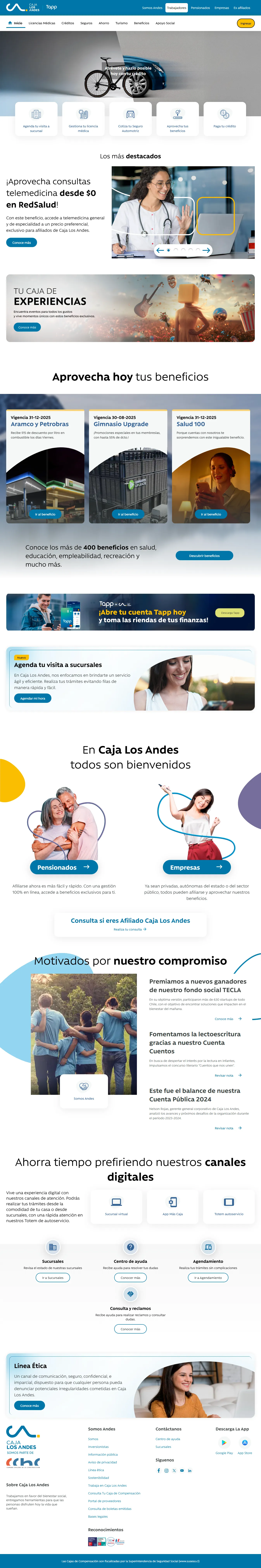 Plantillas y Design System Caja los Andes