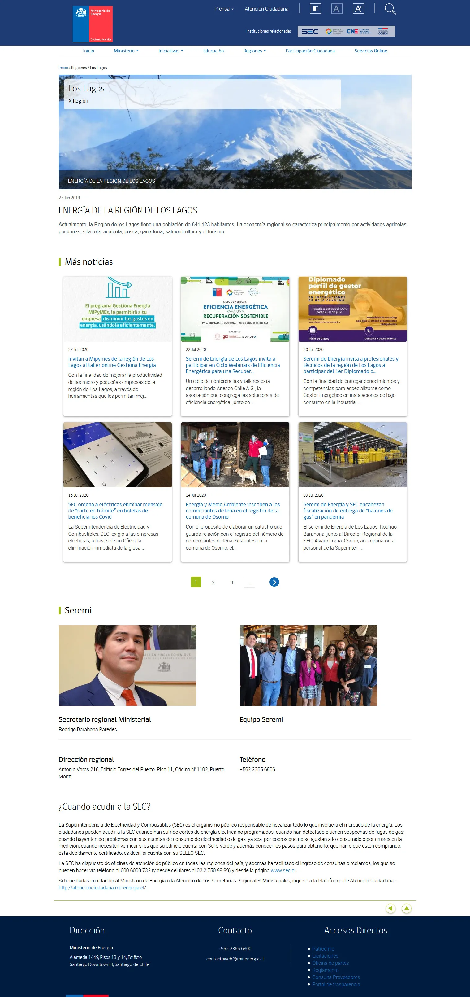 imagen 3 - Sitio web Ministerio de Energía
